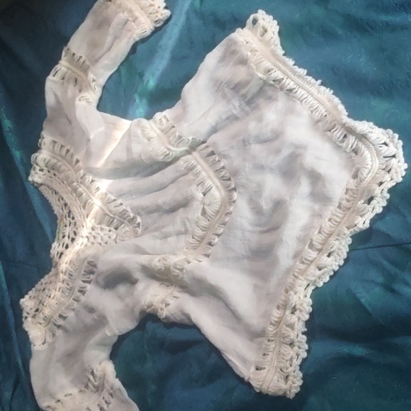 Boho White Top S - Picture 2 of 6